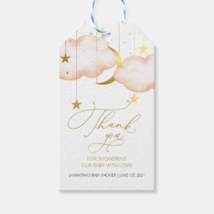 Twinkle Twinkle Little Star , Blush Moon and Stars Gift Tags