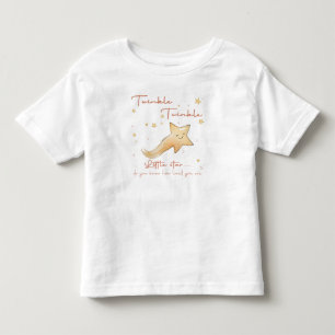 Twinkle Twinkle Little Star Boho Autumn Personaliz Toddler T-shirt