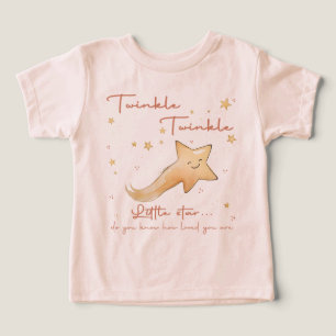 Twinkle Twinkle Little star Boho Autumn Personaliz Toddler T-shirt