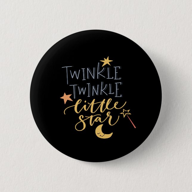 twinkle twinkle little star button (Front)