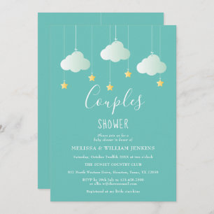 Twinkle Twinkle Little Star Couples Baby Shower Invitation