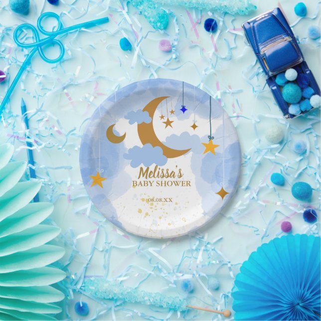 Twinkle twinkle little star custom paper plates (Party)