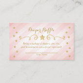 Twinkle Twinkle Little Star Diaper Raffle Card (Front)