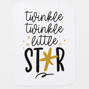Twinkle Twinkle Little Star Doodle Baby Blanket