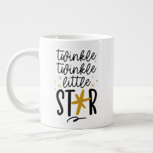 Twinkle Twinkle Little Star Doodle Giant Coffee Mug
