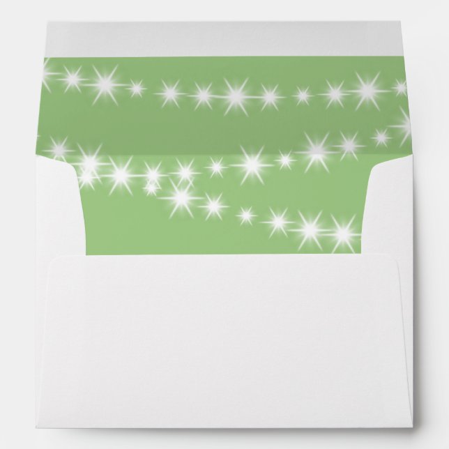 Twinkle Twinkle Little Star Envelope (green) (Back (Bottom))