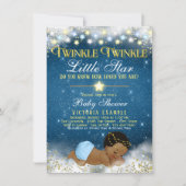 Twinkle Twinkle Little Star Ethnic Boy Baby Shower Invitation (Front)