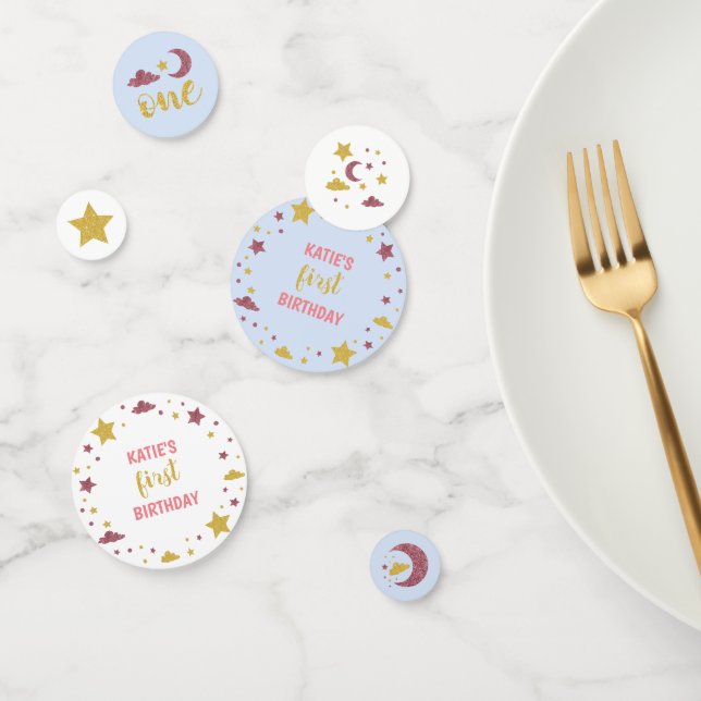 Twinkle Twinkle Little Star First Birthday Confetti (Group)