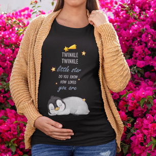 Twinkle, Twinkle Little Star for Sleep Penguin Plus Size T-Shirt