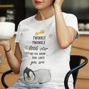 Twinkle, Twinkle Little Star for Sleep Penguin Tri-Blend Shirt