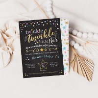 Twinkle Twinkle Little Star Gender Reveal Invite