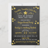 Twinkle Twinkle Little Star Gender Reveal Party Invitation (Front)