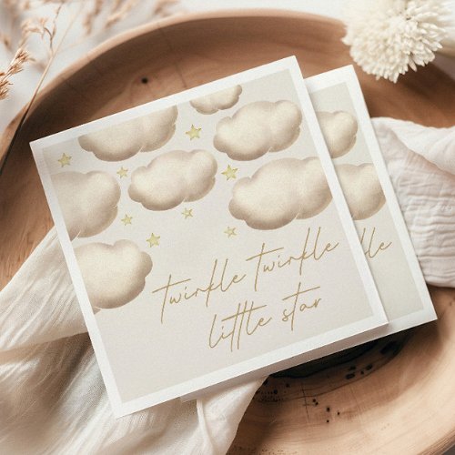 Twinkle Twinkle Little Star Ivory Napkins