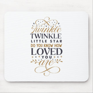 Twinkle Twinkle Little Star Mouse Pad