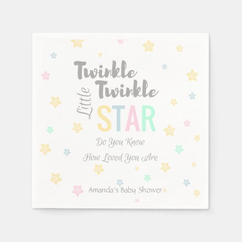 Twinkle Twinkle Little Star _ Napkins