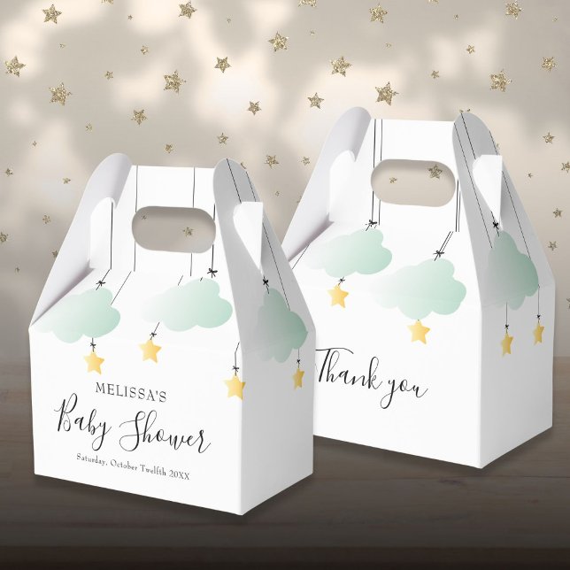 Twinkle Twinkle Little Star Neutral Baby Shower Favor Boxes (Twinkle Twinkle Little Star Neutral Baby Shower Favor Boxes)