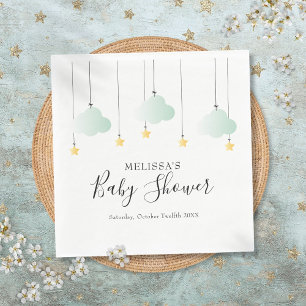 Twinkle Twinkle Little Star Neutral Baby Shower Napkins