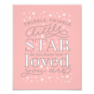 Twinkle Twinkle Little Star Nursery Art Print