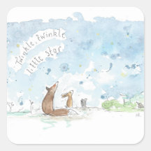 Twinkle twinkle Little Star Nursery Rhyme art