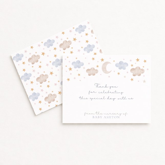 Twinkle Twinkle Little Star Nursery thank you card (Creator Uploaded)