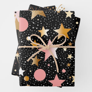 Twinkle Twinkle Little Star Pattern Wrapping Paper Sheets