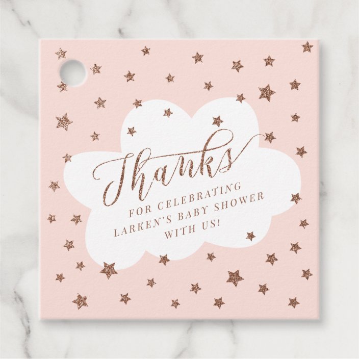 twinkle twinkle little star favor tags