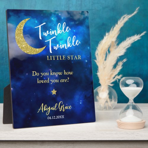 Twinkle Twinkle Little Star Plaque