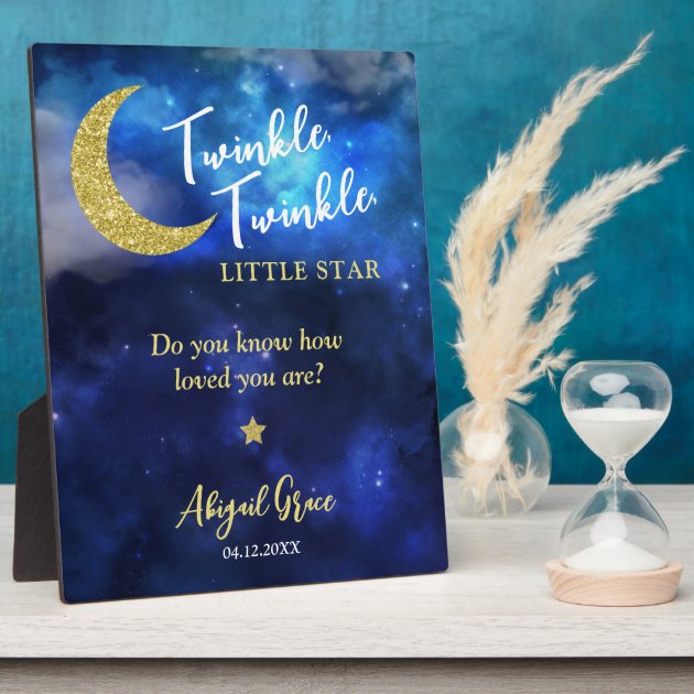 Personalized Night Light Twinkle Twinkle Little Star