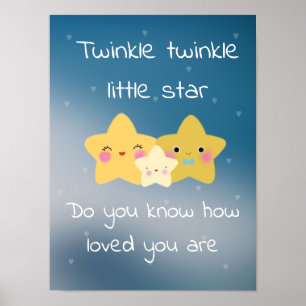 Twinkle twinkle little star   Poster