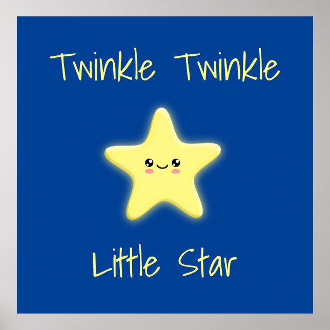 Twinkle Twinkle Little Star Poster (Front)