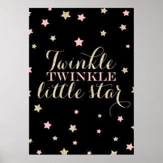 Twinkle Twinkle Little Star Poster