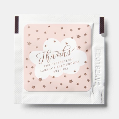 Twinkle twinkle little star thank you baby shower hand sanitizer packet