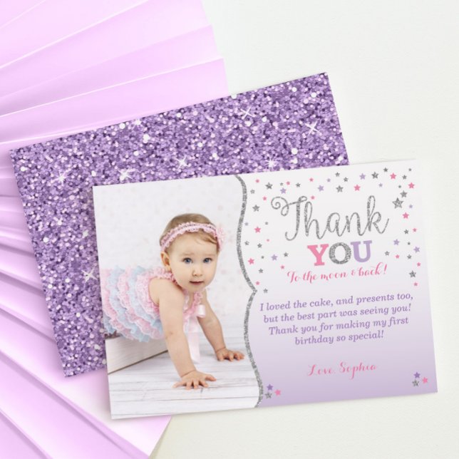 Twinkle Twinkle Little Star Thank You Card (Creator Uploaded)