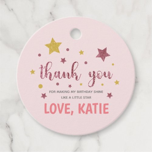 Twinkle Twinkle Little Star Thank You Favor Tags