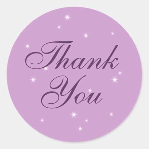 Twinkle Twinkle Little Star Thank You Sticker