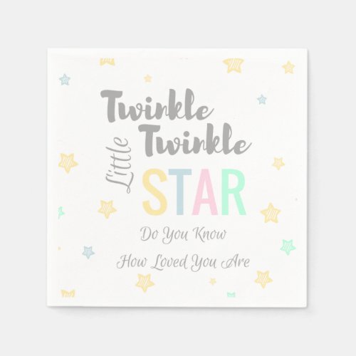 Twinkle Twinkle Little Star Theme _ Paper Napkins