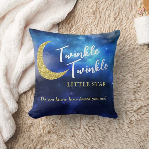 Twinkle Twinkle Little Star Throw Pillow