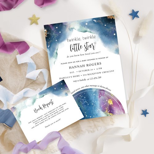 Twinkle Twinkle Little Star Unisex Baby Shower Invitation