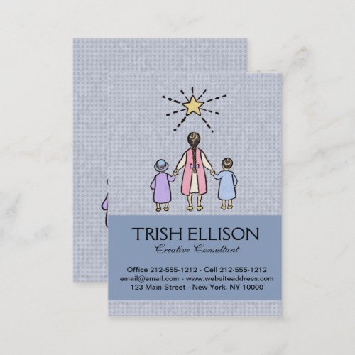 Twinkle Twinkle Little Star Vintage Nursery Rhyme Business Card