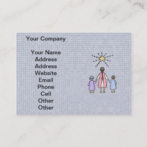 Twinkle Twinkle Little Star Vintage Nursery Rhyme Business Card