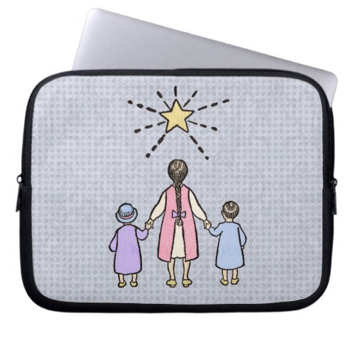 Twinkle Twinkle Little Star Vintage Nursery Rhyme Laptop Sleeve