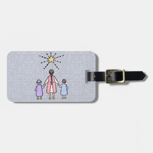 Twinkle Twinkle Little Star Vintage Nursery Rhyme Luggage Tag