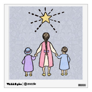 Vintage Rhymes Nursery Wall Decals Stickers Zazzle Le Little Star Vintage Nursery Rhyme Wall Decal