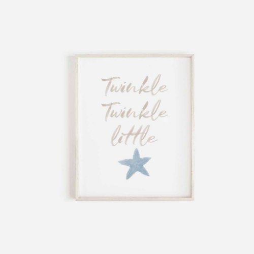 Twinkle twinkle little starfish poster