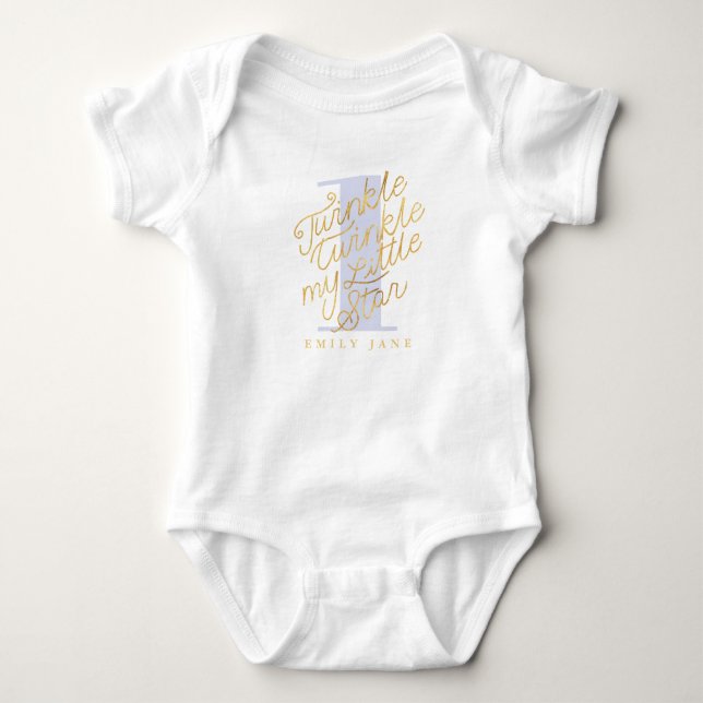 Twinkle twinkle my little star baby bodysuit (Front)