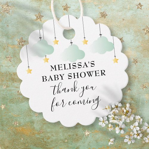 Twinkle Twinkle Neutral Shower Thank You Favor Tags