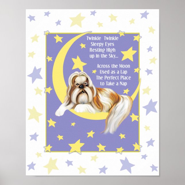 Twinkle Twinkle Shih Tzu Poster (Front)