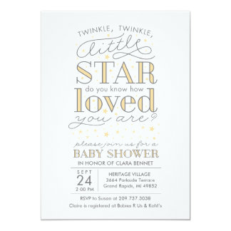 yellow star invitations announcements zazzle