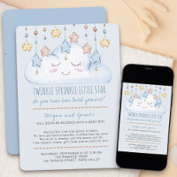 Twinkle Twinkle Stars and Cloud Boy Baby Sprinkle
