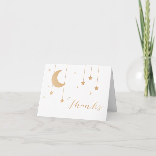 Twinkle Twinkle Thank You Note Card (Front)